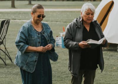 Smudging ceremony at Providence.