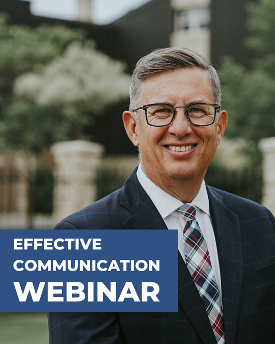 Effective Communication Webinar by Kent Anderson