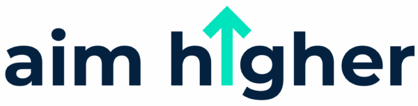 Aim Higher Logo Dark Blue