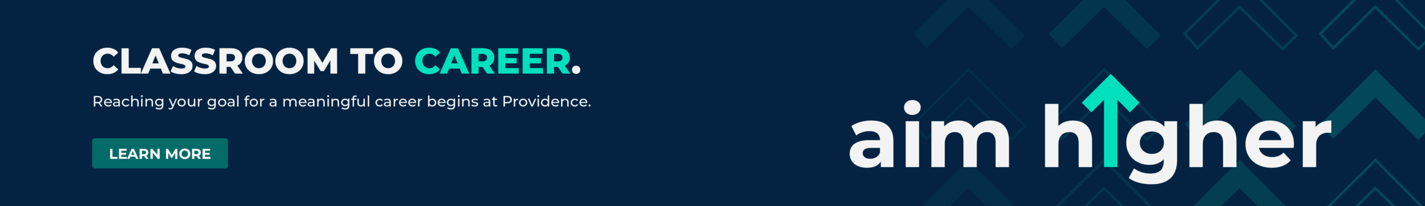 Aim Higher Footer banner