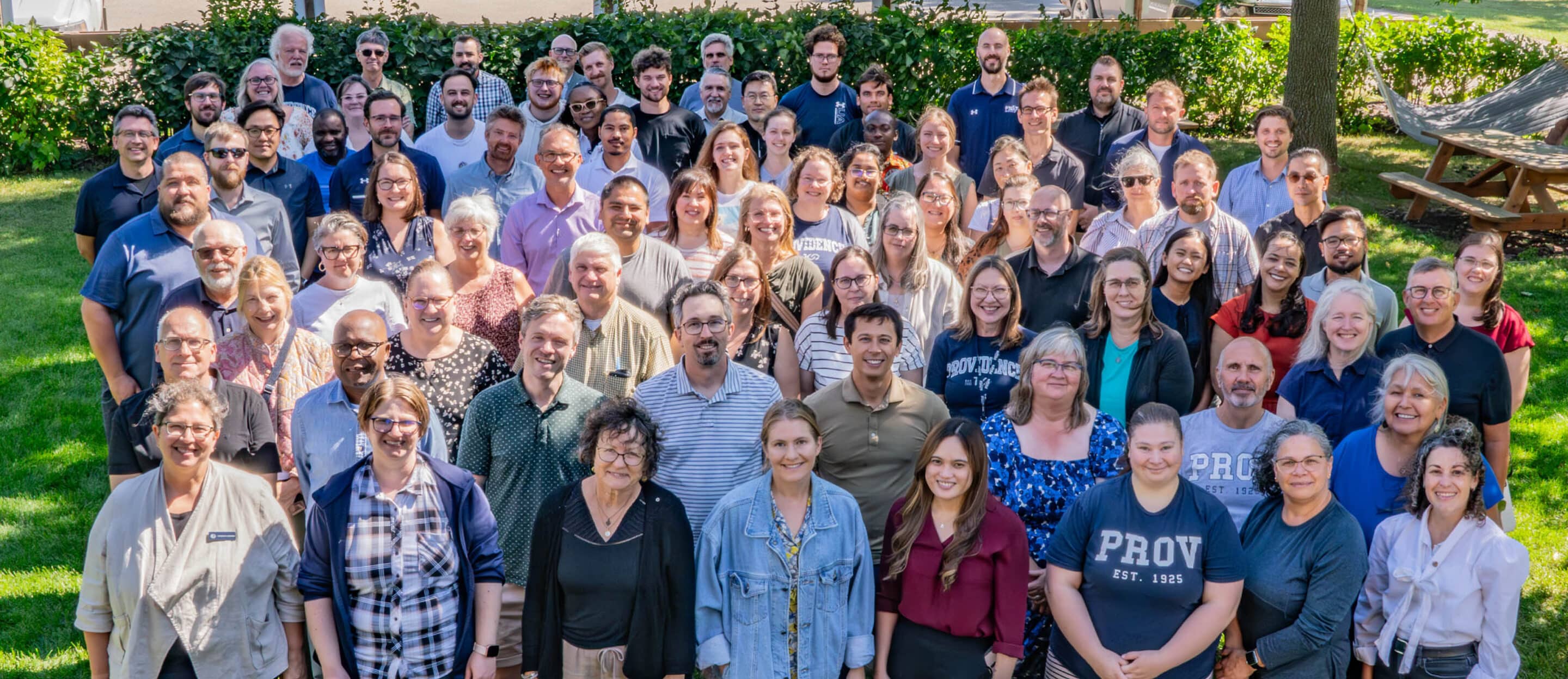 Staff and faculty group photo